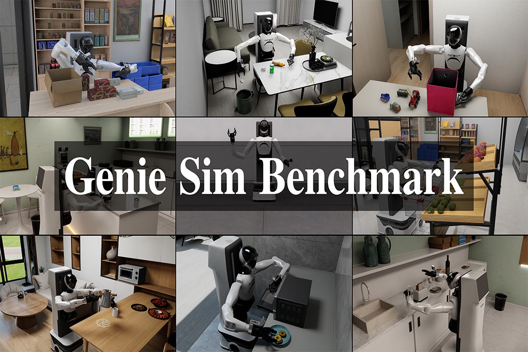 再掀开源浪潮！壹号娱乐机器人发布并开源仿真评测工具Genie Sim Benchma...
